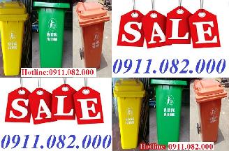  Sử dụng thùng rác 120 lít 240 lít 660 lít giá rẻ tại thị trường miền tây- lh trực tiếp 0911082000