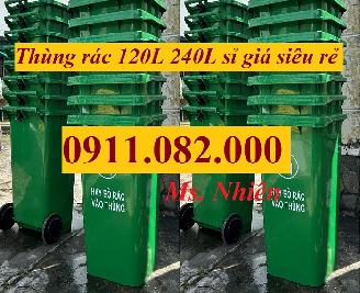  Thùng rác nhựa giá rẻ- thùng rác 120l 240l 660l, thùng rác y tế, thùng rác công cộng-lh 0911082000