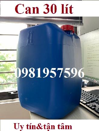 Can 30 lít, Can nhựa xanh 30 lít, can nhựa 30 lít vuông