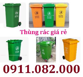  Thùng rác chất lượng giá tốt- thùng rác 120l 240l 660l giá rẻ cạnh tranh- lh 0911082000