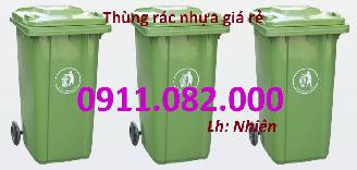  Chuyên cung cấp thùng rác giá rẻ, giao hàng tận nơi trên toàn quốc, thùng rác 120l 240l- lh 0911082