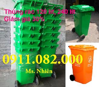 Phân phối thùng rác công cộng, thùng rác y tế giá rẻ- thùng rác 240 lít giá sỉ