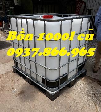 Xuất bồn cũ số lượng lớn, bồn nhựa, tank 1 khối, bồn 1000l